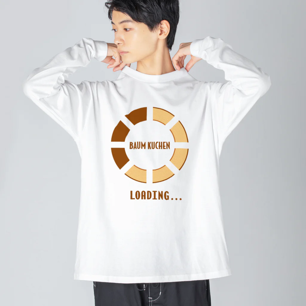 【予告】第２弾！#SUZURIのTシャツセール開催！！！★kg_shopのローディングバウムクーヘン Big Long Sleeve T-Shirt