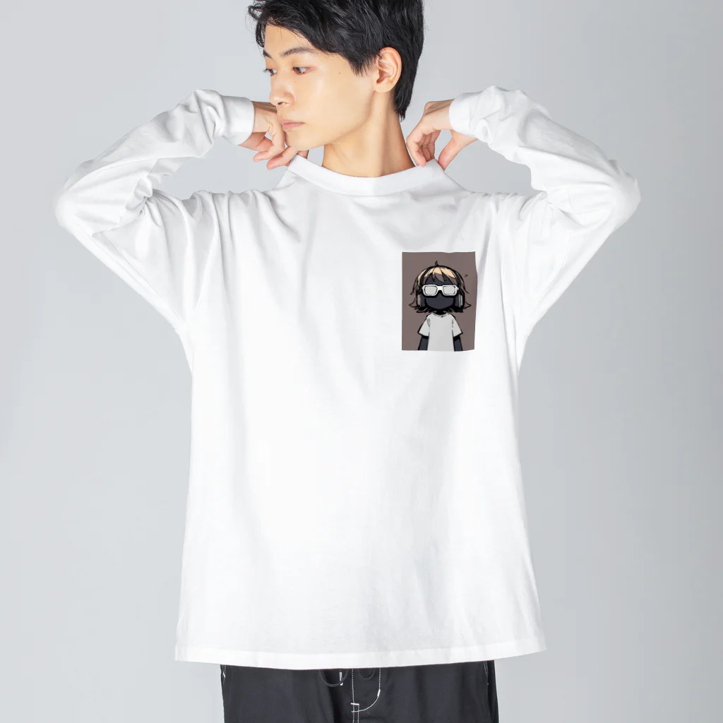 owl's shopのベーシックしてみたり Big Long Sleeve T-Shirt