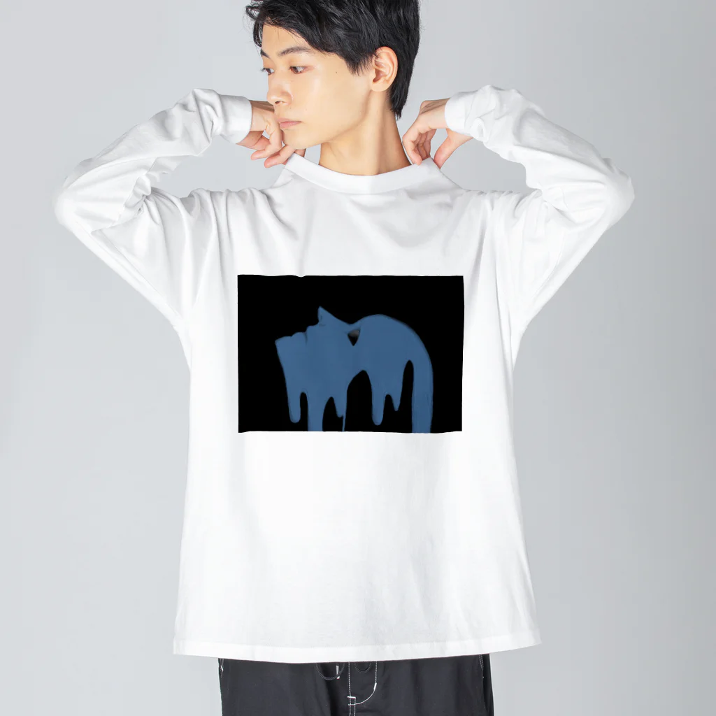 ﾆﾝｼﾞﾝｲｯﾎﾟﾝの沈溶 Big Long Sleeve T-Shirt