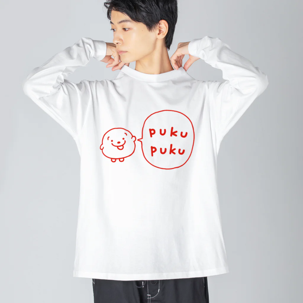 穂の湯のPuku Puku ビッグシルエットロングスリーブTシャツ