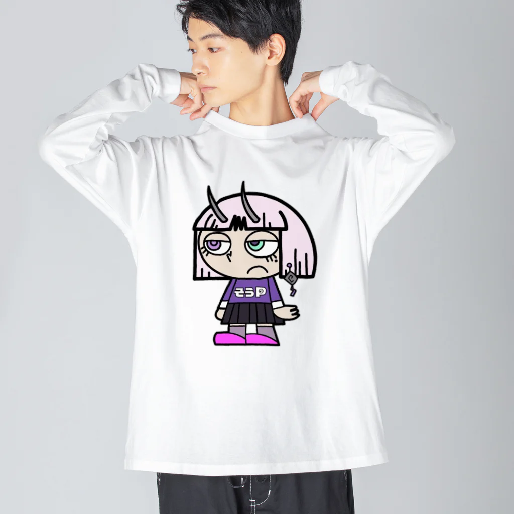 moyashiinthehouseのそうちゃんP_なりたい子ちゃん ビッグシルエットロングスリーブTシャツ