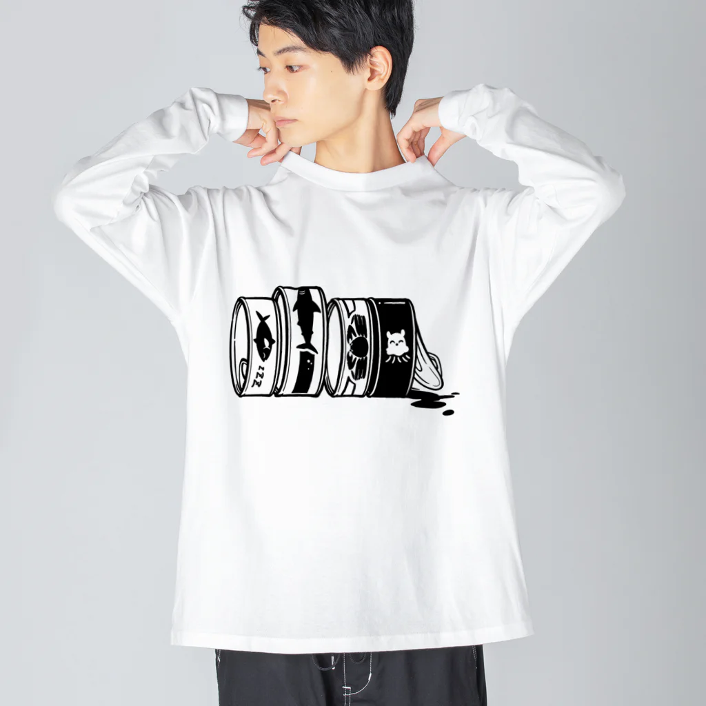 塔感覚のカン詰め Big Long Sleeve T-Shirt