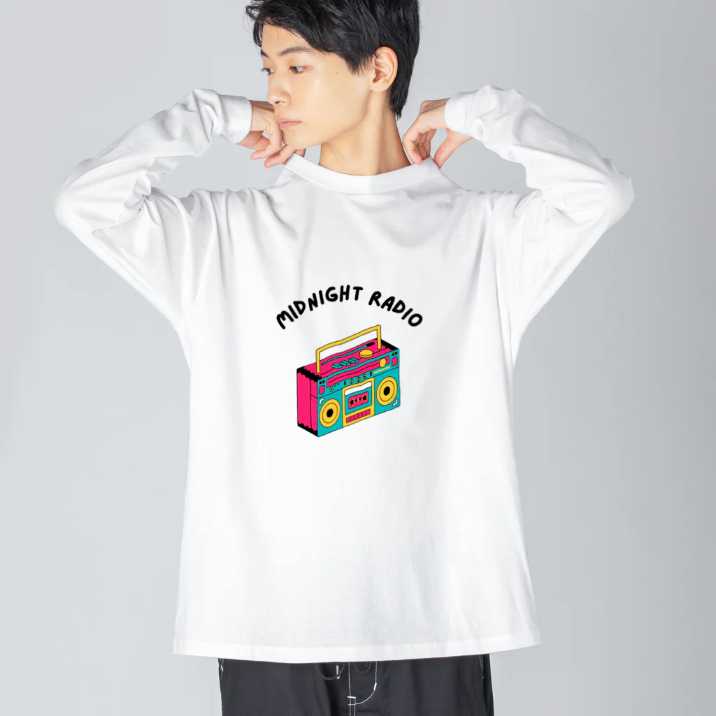 honeycombのMidnight Radio ビッグシルエットロングスリーブTシャツ