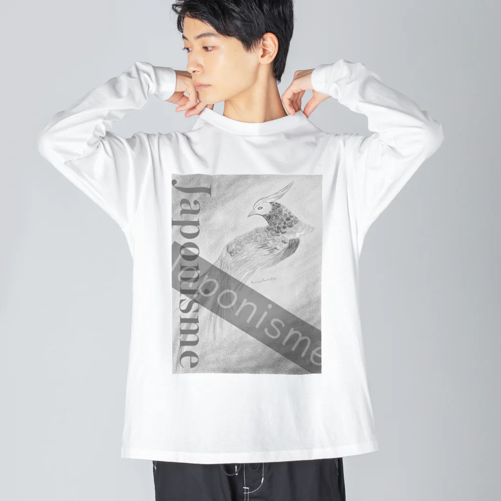 Lovebirdsの鳳凰　モノクロバージョン Big Long Sleeve T-Shirt