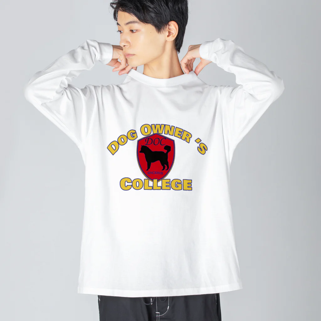 ドッグオーナズカレッジのDogOwner'sCollegeグッツ ビッグシルエットロングスリーブTシャツ