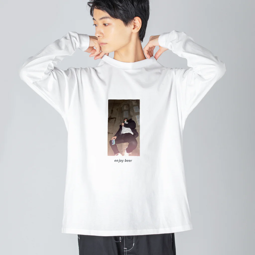 Yaginokiwamiのenjoy beer Big Long Sleeve T-Shirt