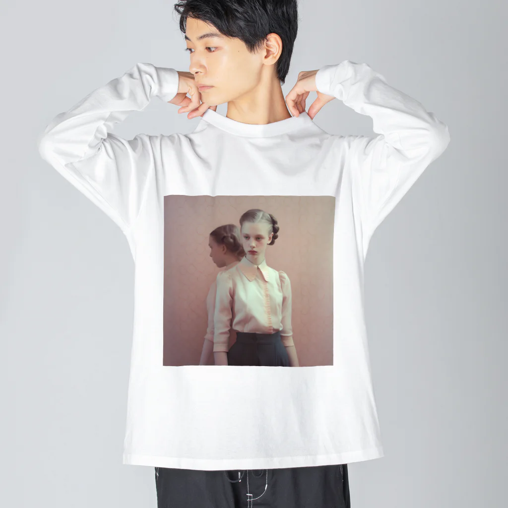 リトルショップオブdaisyのfolie a deux ビッグシルエットロングスリーブTシャツ