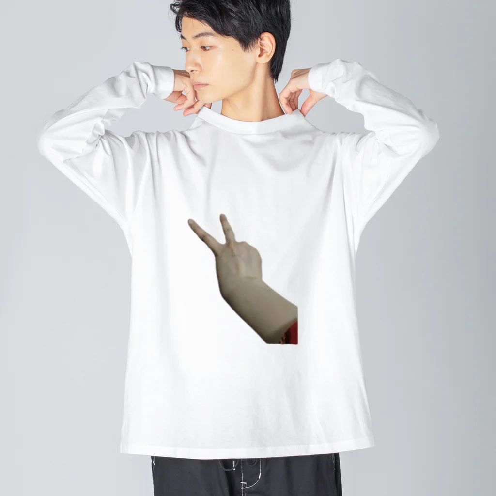 まっつんの僕のおてて ビッグシルエットロングスリーブTシャツ