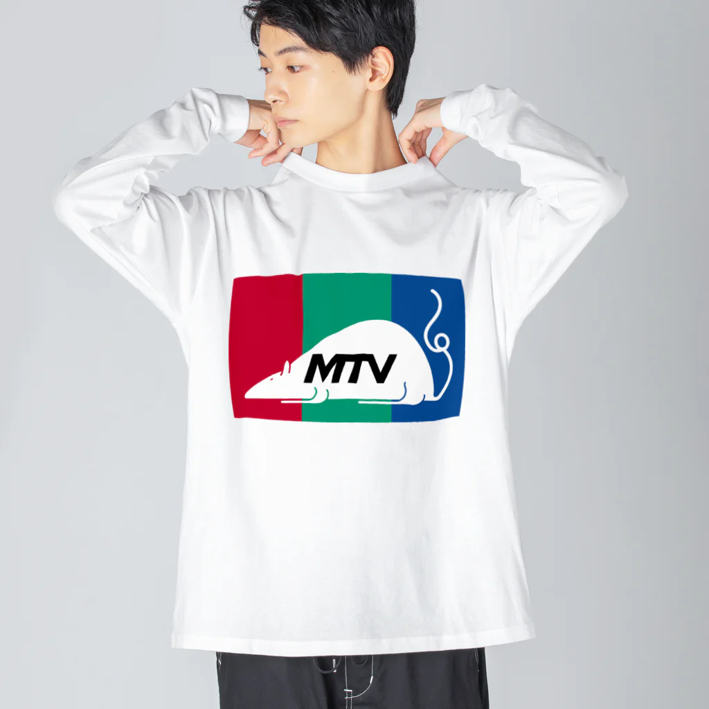 stereovisionのマウステレビ ビッグシルエットロングスリーブTシャツ