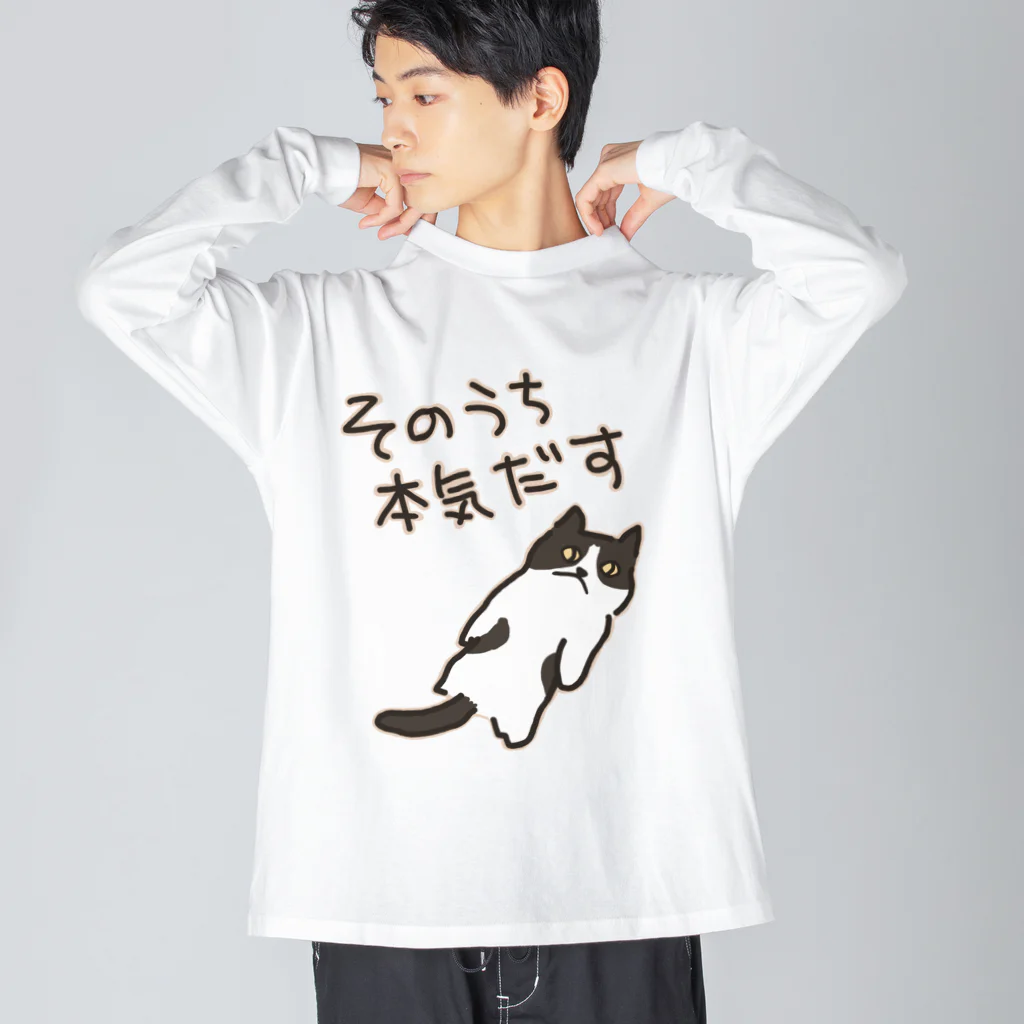 ミナミコアリクイ【のの】のそのうちそのうち【ねこ】 Big Long Sleeve T-Shirt