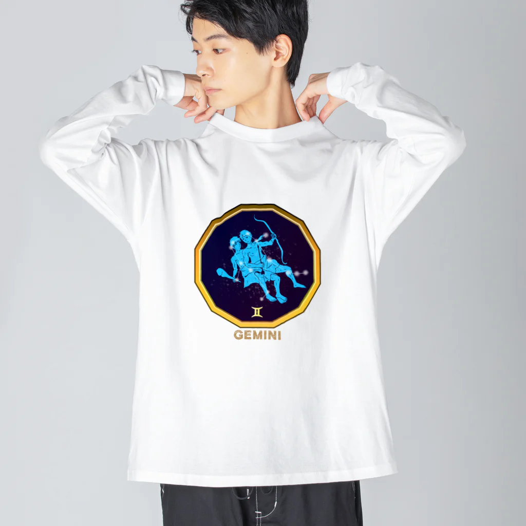 chicodeza by suzuriの双子座 Big Long Sleeve T-Shirt