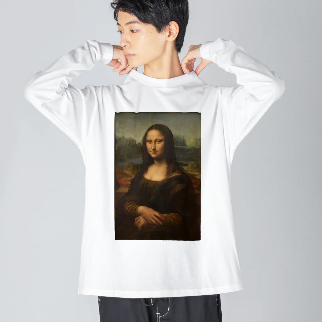 世界美術商店のモナ・リザ / Mona Lisa ビッグシルエットロングスリーブTシャツ