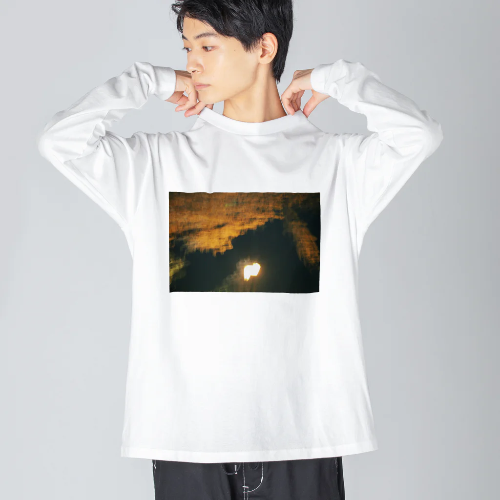 なつこ。の油絵のような写真Ｔシャツ ビッグシルエットロングスリーブTシャツ