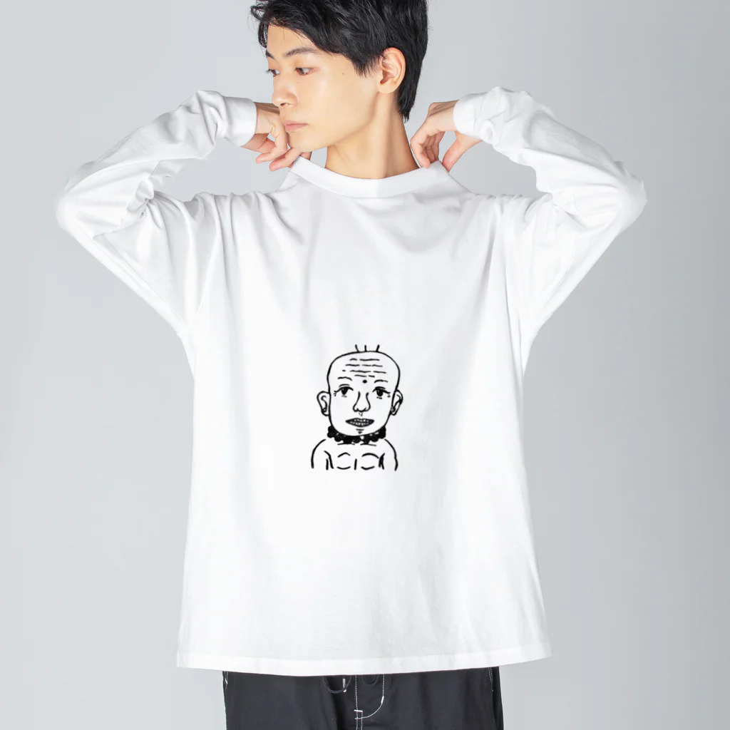 さくちゃんのおみせのえっちゃん ビッグシルエットロングスリーブTシャツ