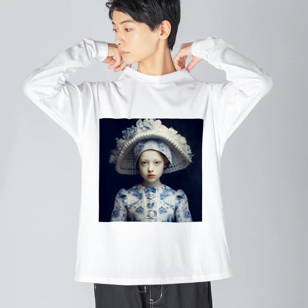 リトルショップオブdaisyの陶器人形 Big Long Sleeve T-Shirt