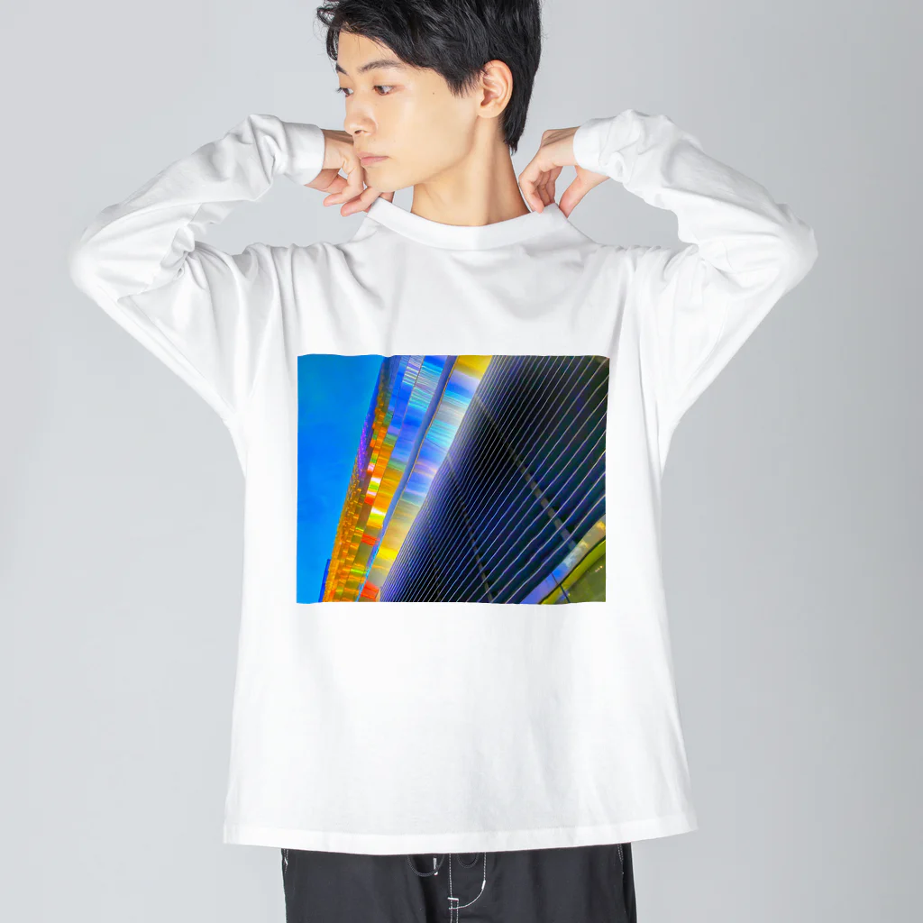 tokyo_a_wの中央区の空 Big Long Sleeve T-Shirt