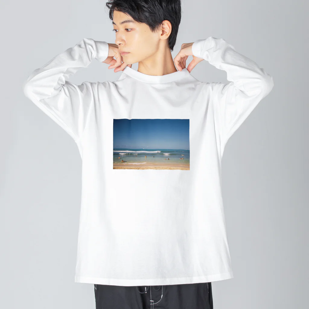 りんのTシャツ屋さんのワイキキビーチ Big Long Sleeve T-Shirt