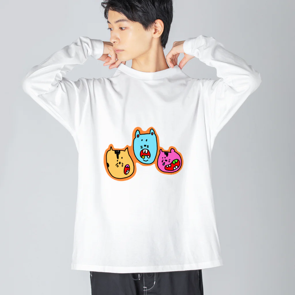 Zoo!!がっちゃの3兄弟 Big Long Sleeve T-Shirt