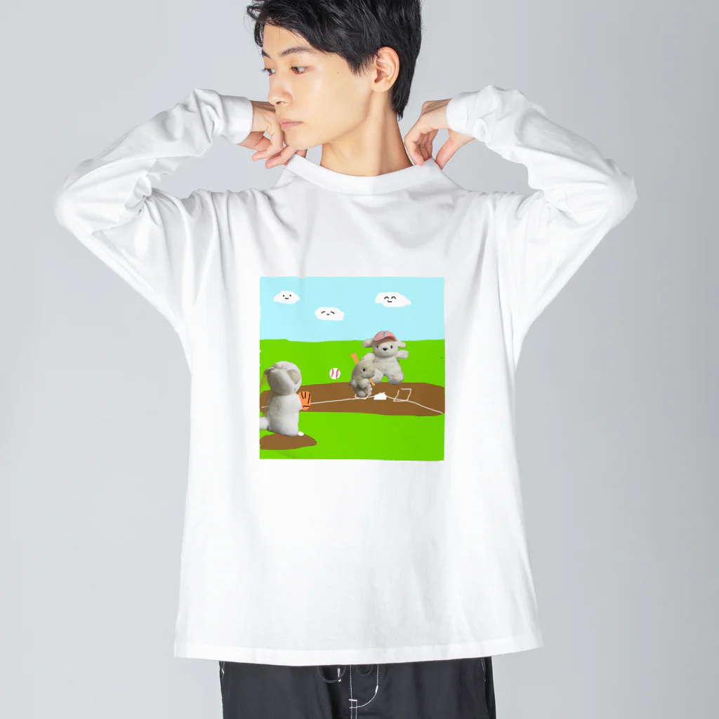 bakuta_nの野球部 Big Long Sleeve T-Shirt