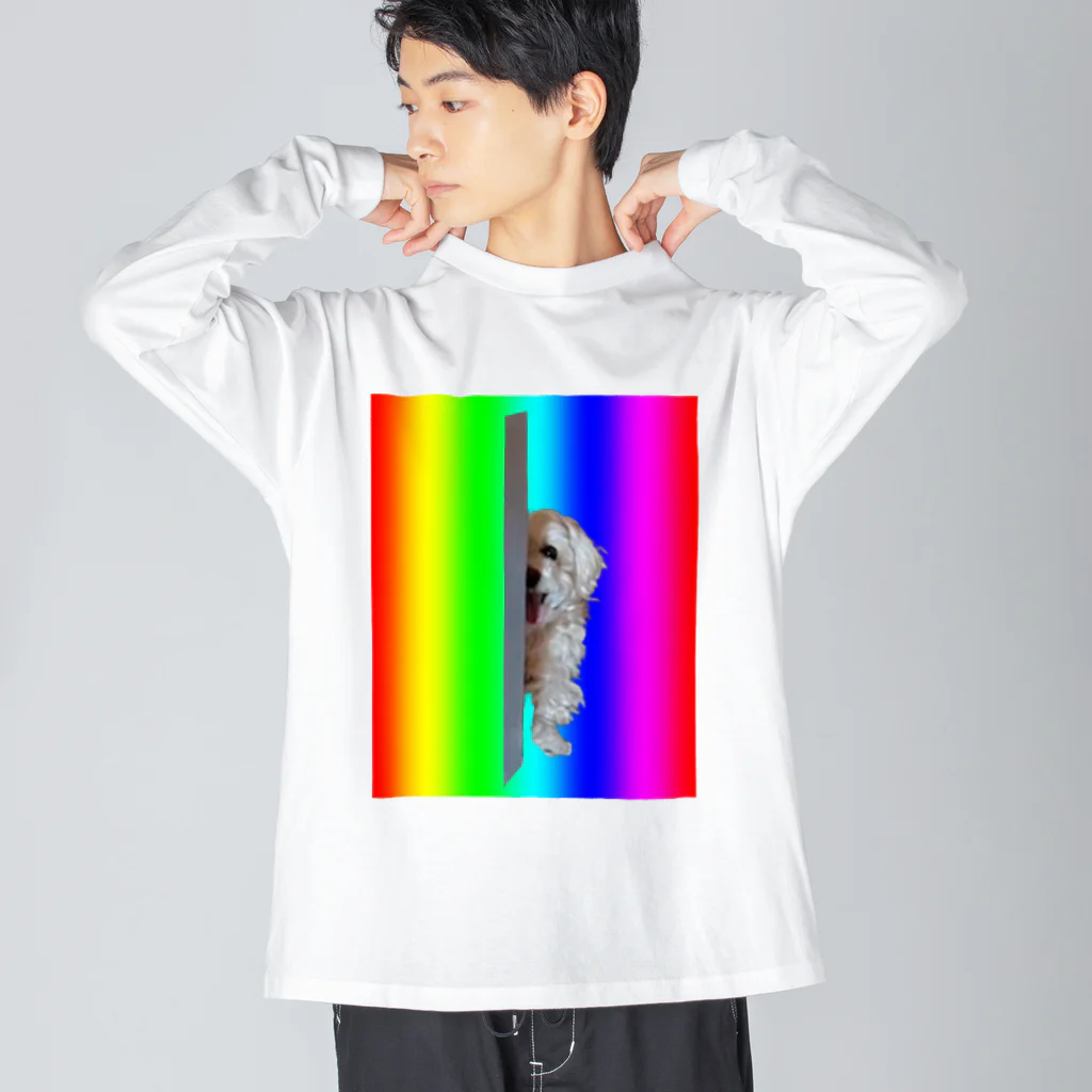 コロちゃんショップの「見いつけた♪」 Big Long Sleeve T-Shirt