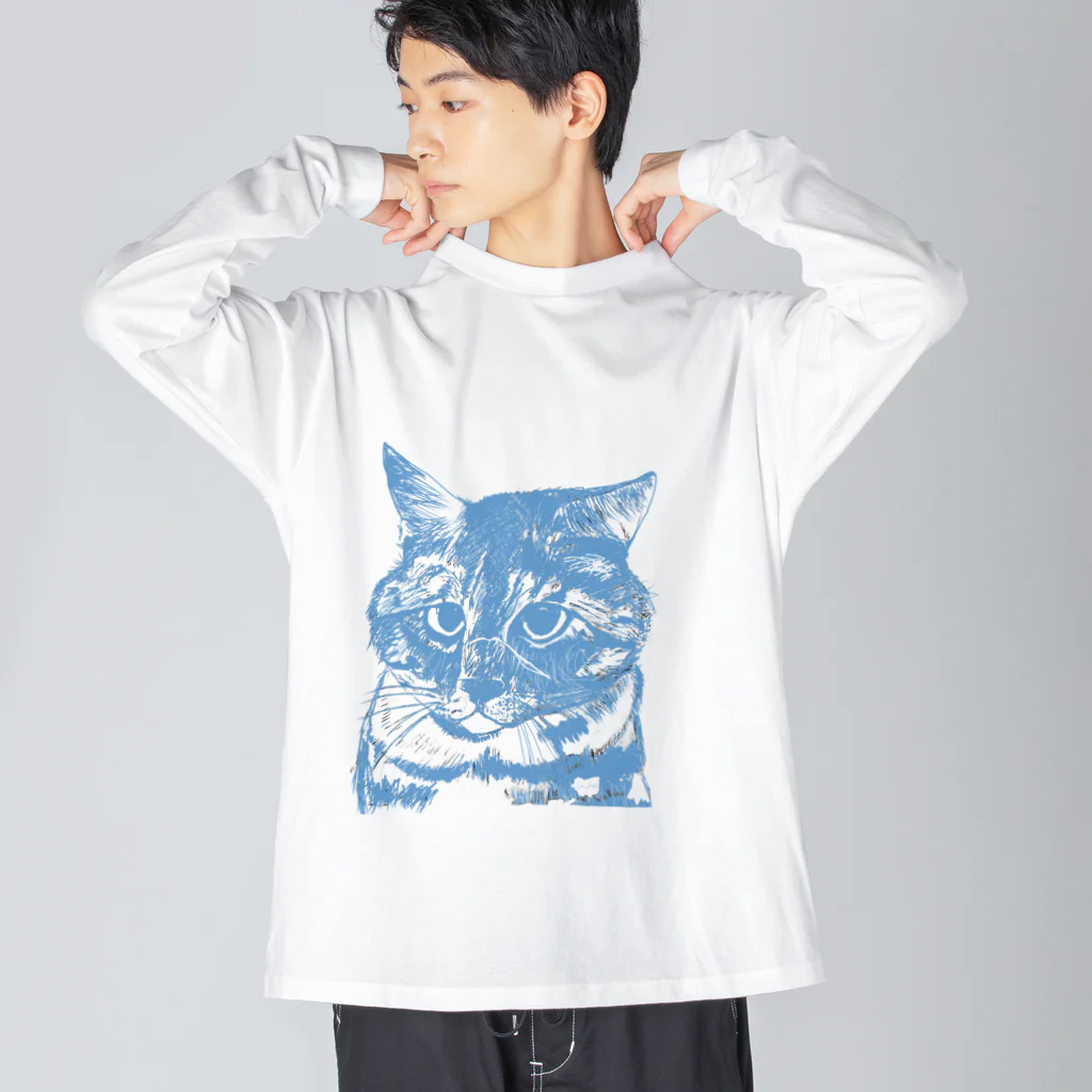 Lovebirdsの強い心 ビッグシルエットロングスリーブTシャツ