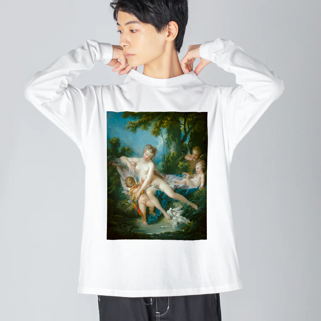 世界美術商店のヴィーナスの水浴 / The Bath of Venus ビッグシルエットロングスリーブTシャツ