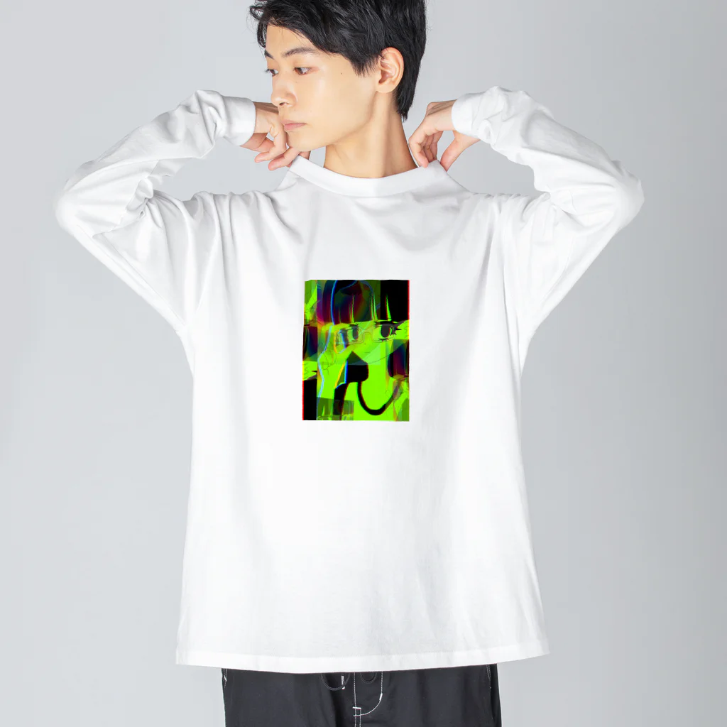 わーいのラグランメガネ Big Long Sleeve T-Shirt