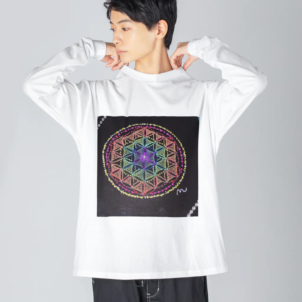 まいかる🔮 何かをチャレンジするときの開運アドバイザーのチャクラの活性化 Big Long Sleeve T-Shirt