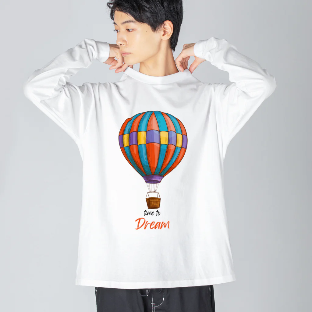 jamfish_goodiesの気球DREAM Big Long Sleeve T-Shirt