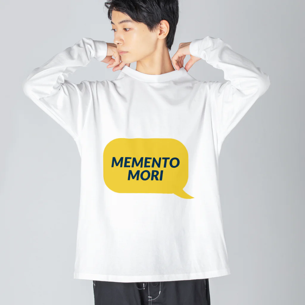 MEMENTO MORIのMEMENTO MORI 吹き出しTシャツ Big Long Sleeve T-Shirt