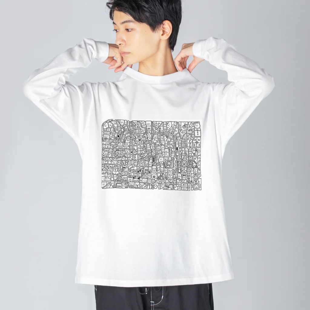 無機物くんの里のしきつめ君 Big Long Sleeve T-Shirt