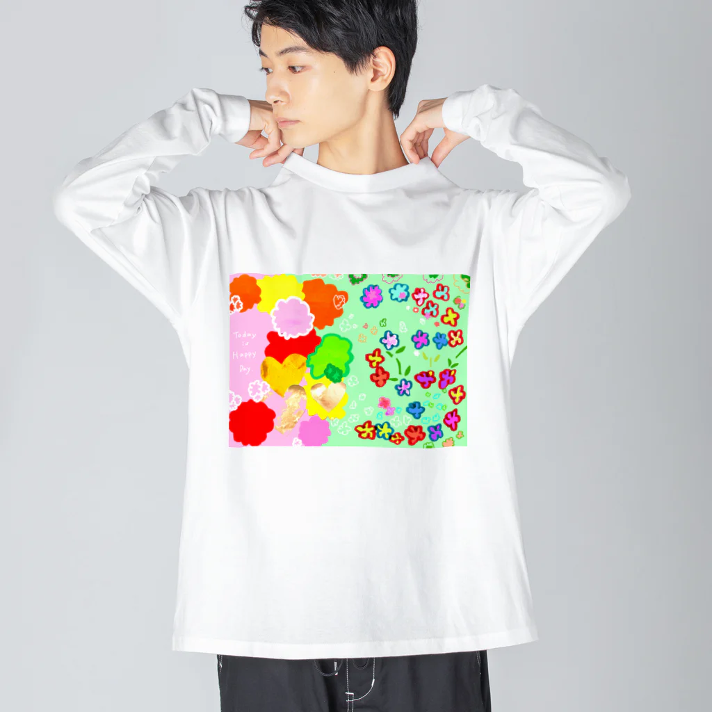 もののけCo.の今日は良い日 Big Long Sleeve T-Shirt