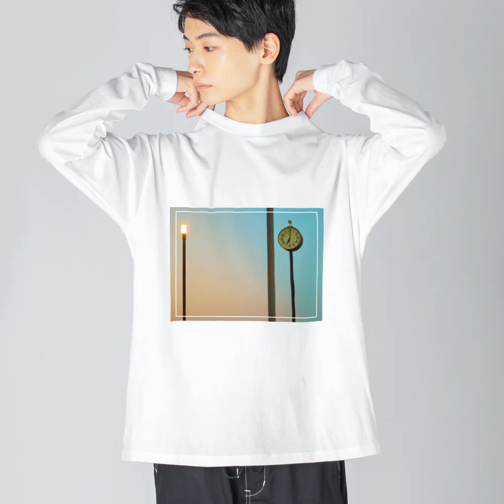 神劃重工の7 o'clock Big Long Sleeve T-Shirt