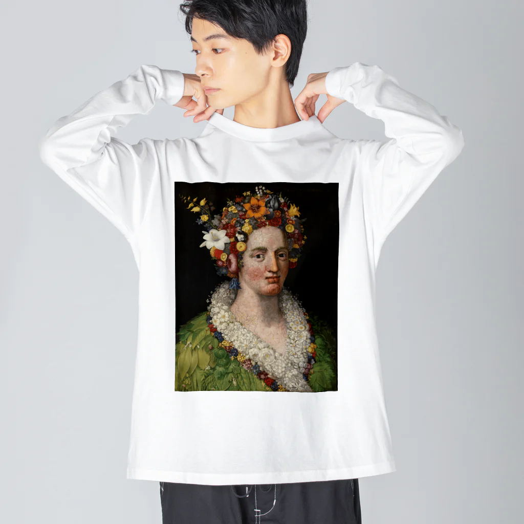 世界美術商店のフローラ / Flora Big Long Sleeve T-Shirt