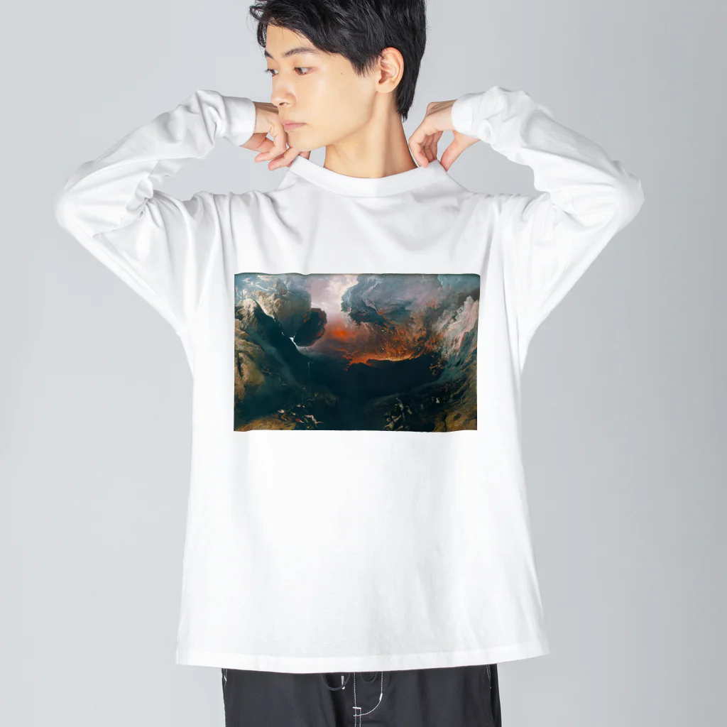 世界美術商店の神の大いなる怒りの日 / The Great Day of His Wrath Big Long Sleeve T-Shirt