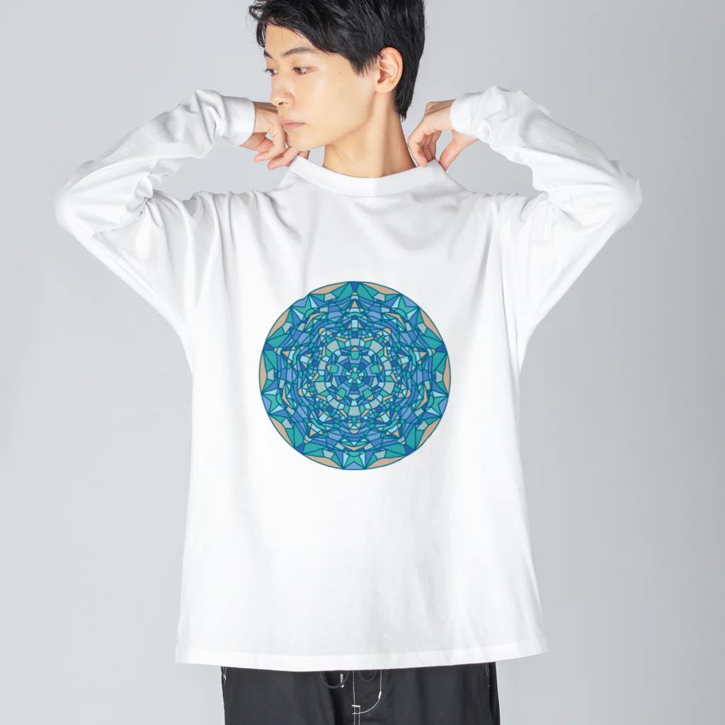 LeafCreateの海に眠る宝石 ビッグシルエットロングスリーブTシャツ