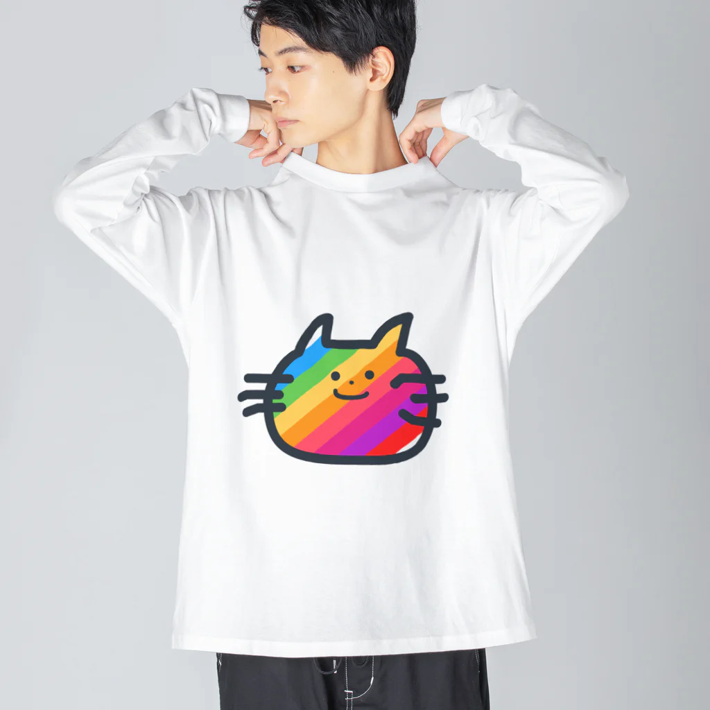 キャサリン@ねこやのすーぱーねこ！！！ Big Long Sleeve T-Shirt