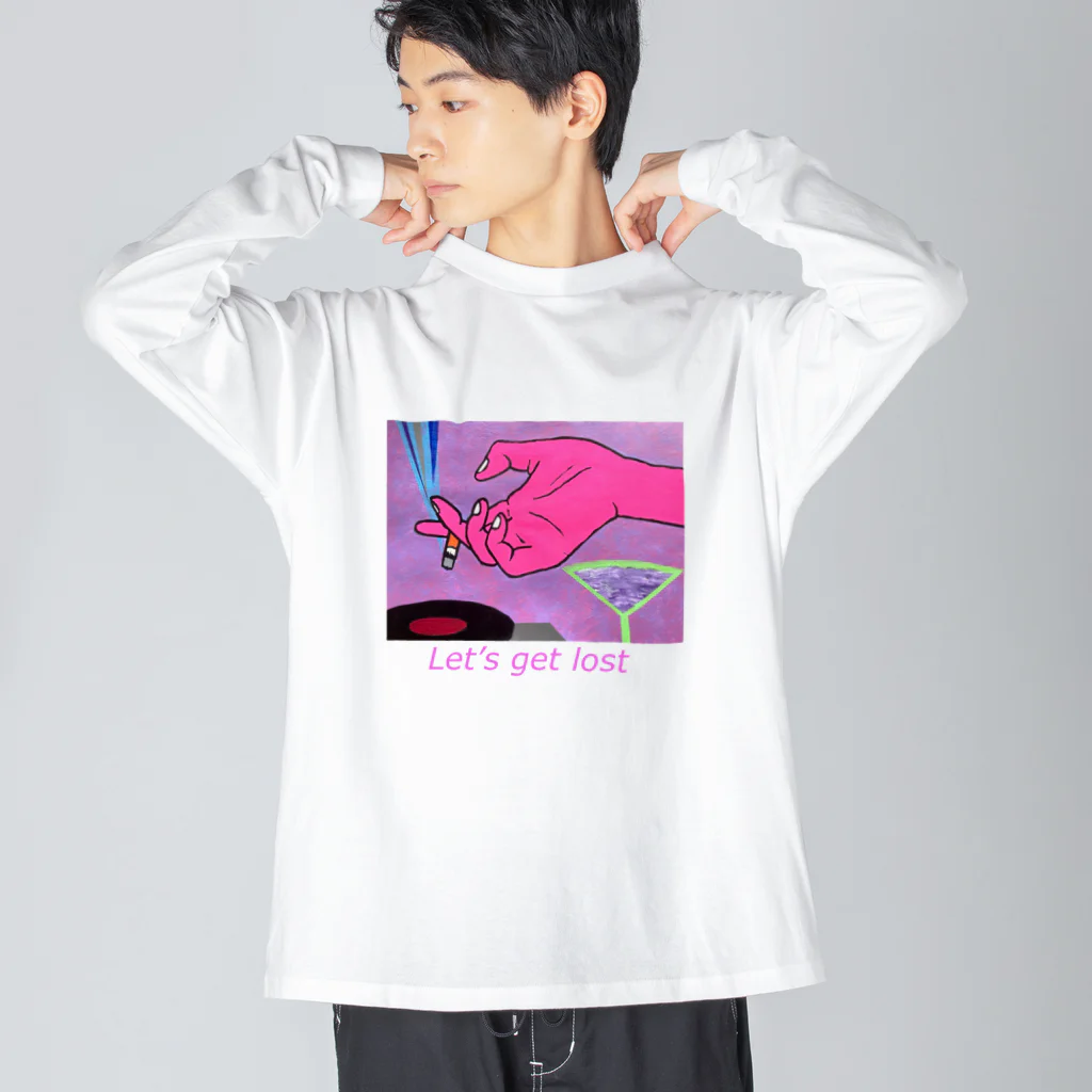 ASAP CASHのLet’s get lost ビッグシルエットロングスリーブTシャツ