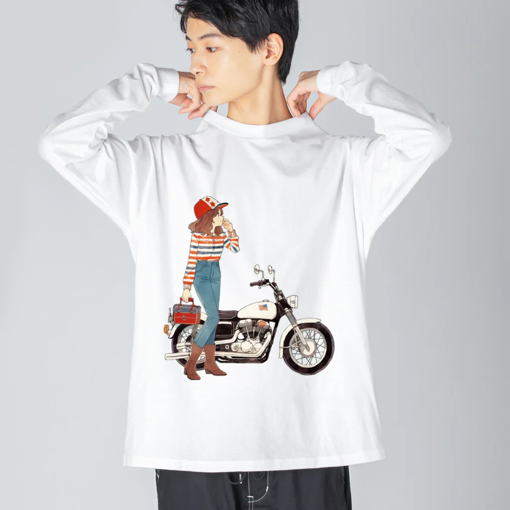 桜音ことこ企画のお気に入りのバイク Big Long Sleeve T-Shirt