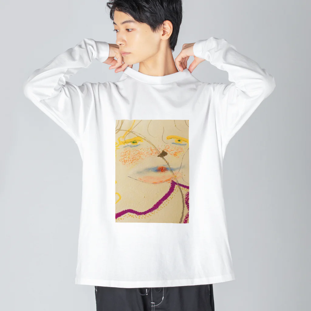 べいびーもんすたーのけものくん Big Long Sleeve T-Shirt