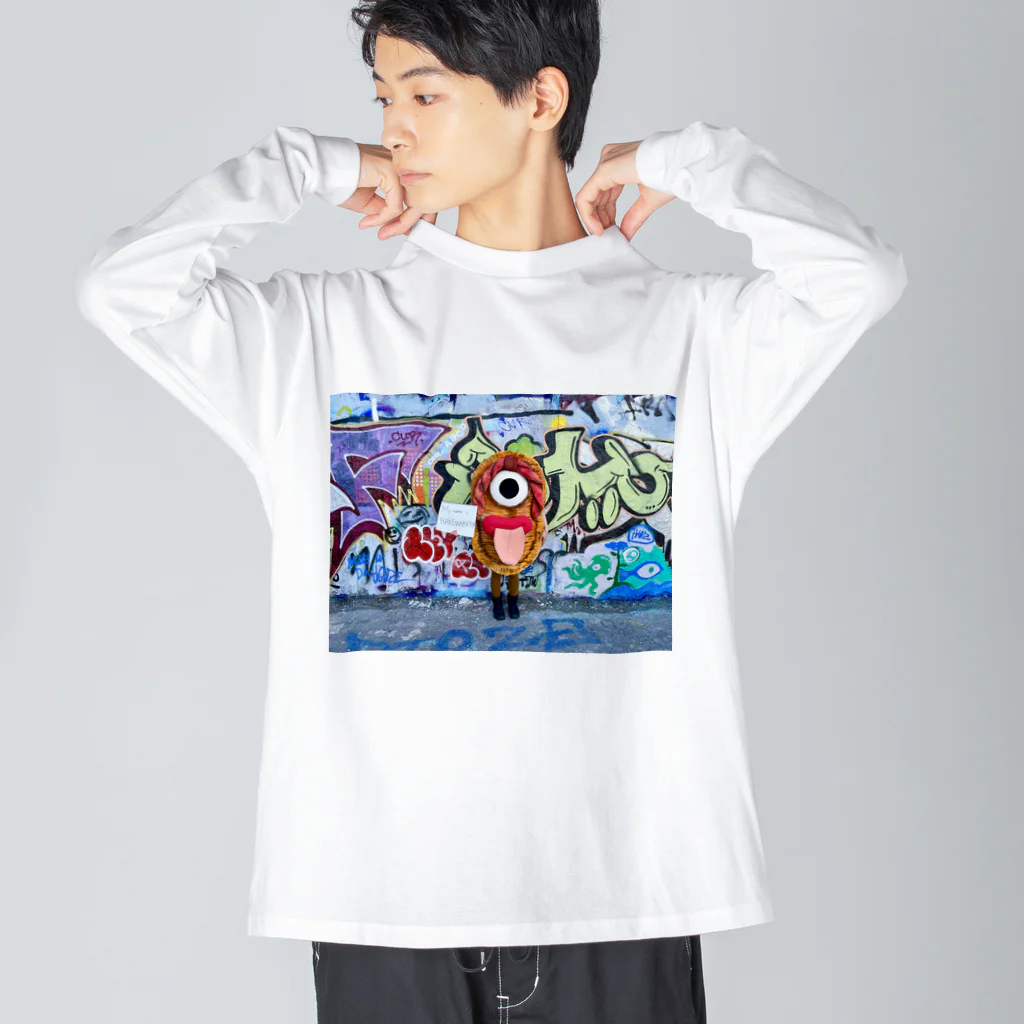 化けわらじ工房のベルリンのらくがきわらじ Big Long Sleeve T-Shirt