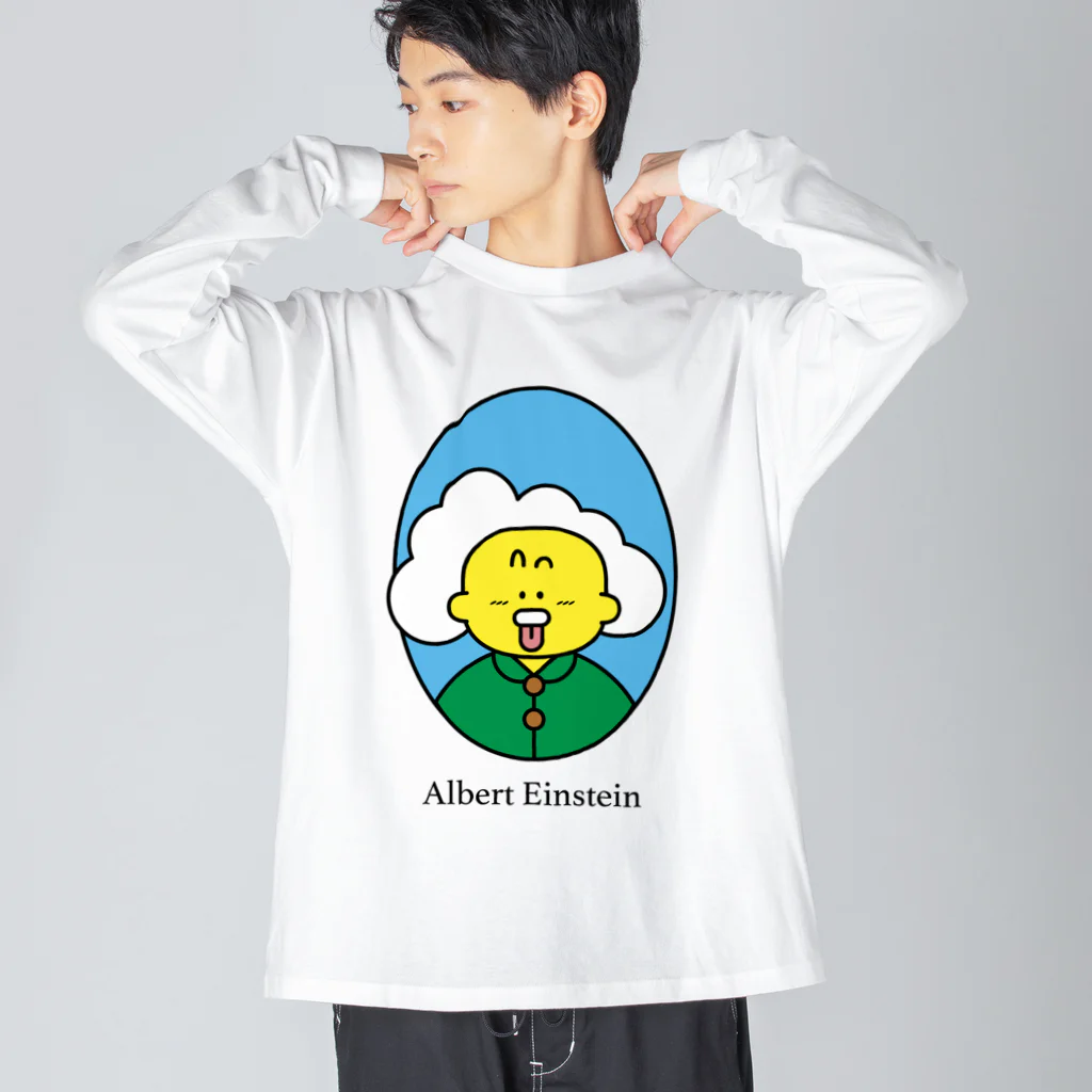 コンビニエンス333のAlbert Einstein  ビッグシルエットロングスリーブTシャツ