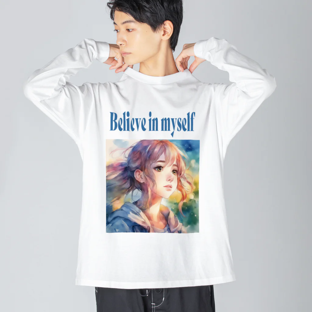 JUNのBelieve in yourself ビッグシルエットロングスリーブTシャツ