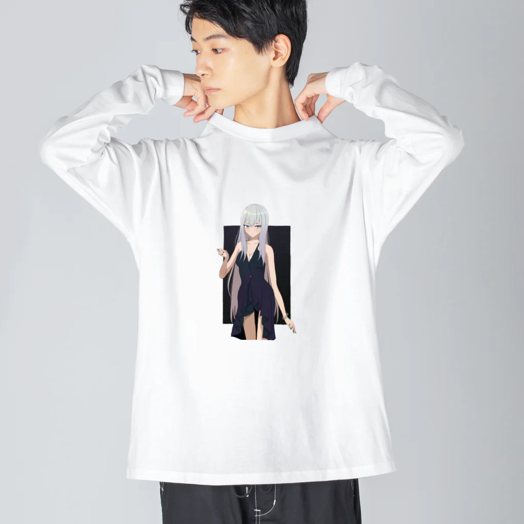 chicodeza by suzuriのクールなお姉さん Big Long Sleeve T-Shirt