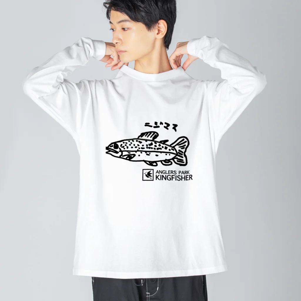 anglerspark_kingfisherのKoki OKAGAWA -Trout- ビッグシルエットロングスリーブTシャツ