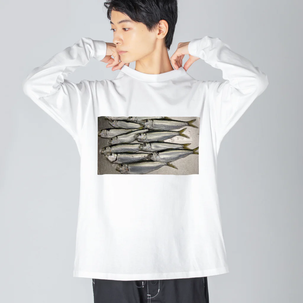 さかなっちのママカリッチ　さかな Big Long Sleeve T-Shirt