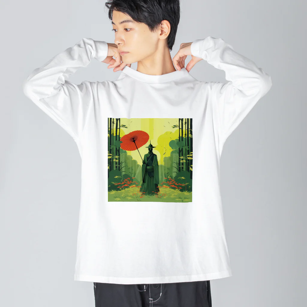 Carpe Diemのグリーンサムライ2 Big Long Sleeve T-Shirt