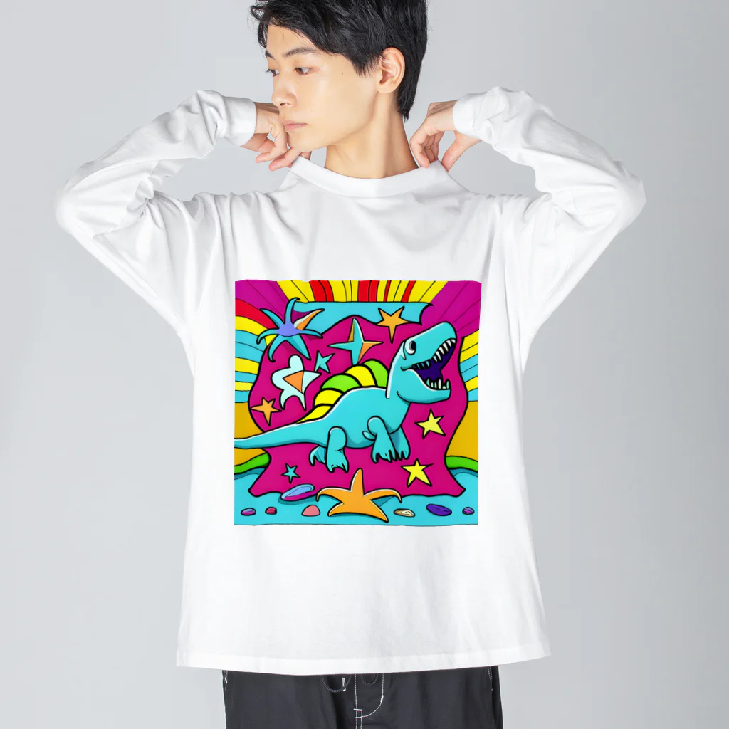 Cosmic Canvas Craft　C_C_Cのセビレエビレ Big Long Sleeve T-Shirt