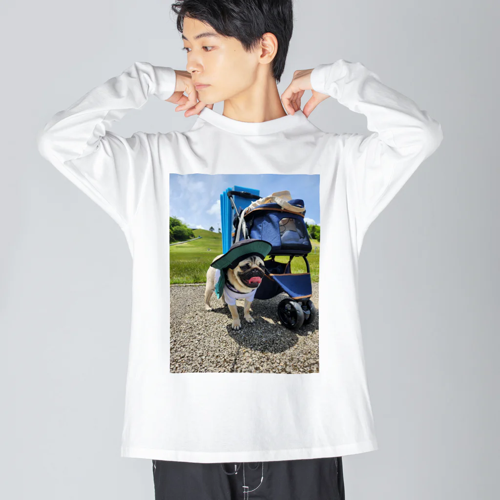 パグ男くんの休日のパグ男くんの休日 Big Long Sleeve T-Shirt