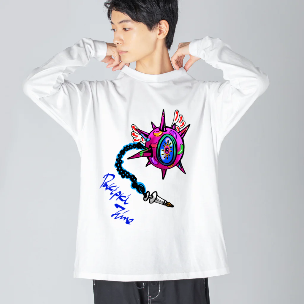 JINPIN (仁品)のパキッとフライングアイ Big Long Sleeve T-Shirt